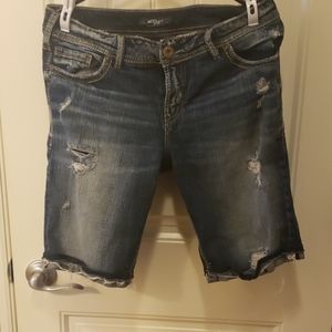 Silver Suki Jean shorts 31x11
